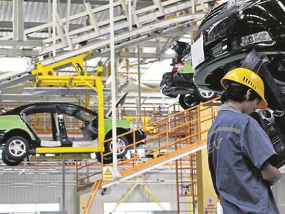 La nueva fábrica de Geely, la marca china que se hizo con Volvo en 2010, en la localidad de Cixi.