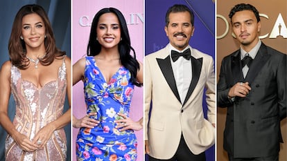 De izquiera a derecha, Eva Longoria, Becky G, John Leguizamo y Tonatiuh.