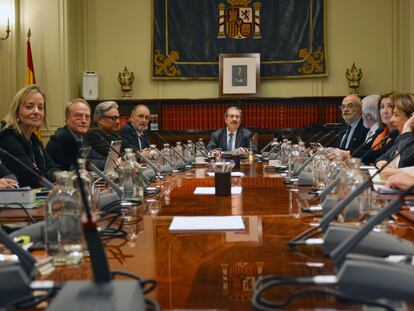 20/12/2022 Pleno extraordinario del Consejo General del Poder Judicial (CGPJ) para votar a sus dos candidatos al Tribunal Constitucional (TC).
POLITICA JUSTICIA
CGPJ
