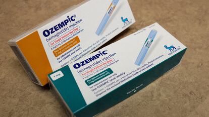 Cajas de Ozempic, fármaco antidiabetes de Novo Nordisk.