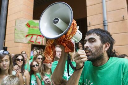 Protesta en el segundo día de huelga de profesores en Baleares.