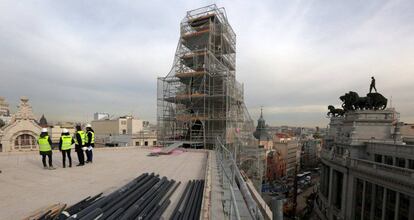 Vistas desde la terraza del restaurante que ocupará una parte de la azotea del complejo.