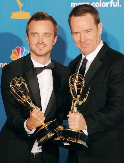 Todos pensaban que esta sería la imagen de los últimos Emmy. Nada más lejos de la realidad, este momento 'twinsies' es de 2010.