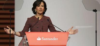 La presidenta de Banco Santander, Ana Bot&iacute;n. EFE/Archivo