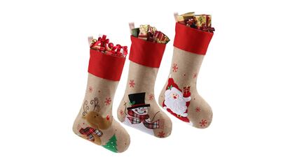 Juego de calcetines de Navidad para los regalos