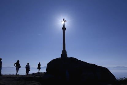 El cabo de Finisterre.