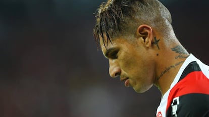 Paolo Guerrero, atacante do Flamengo.