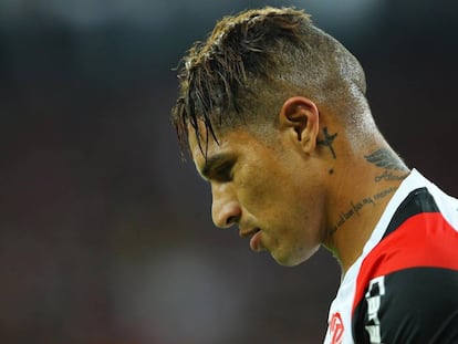 Paolo Guerrero, atacante do Flamengo.