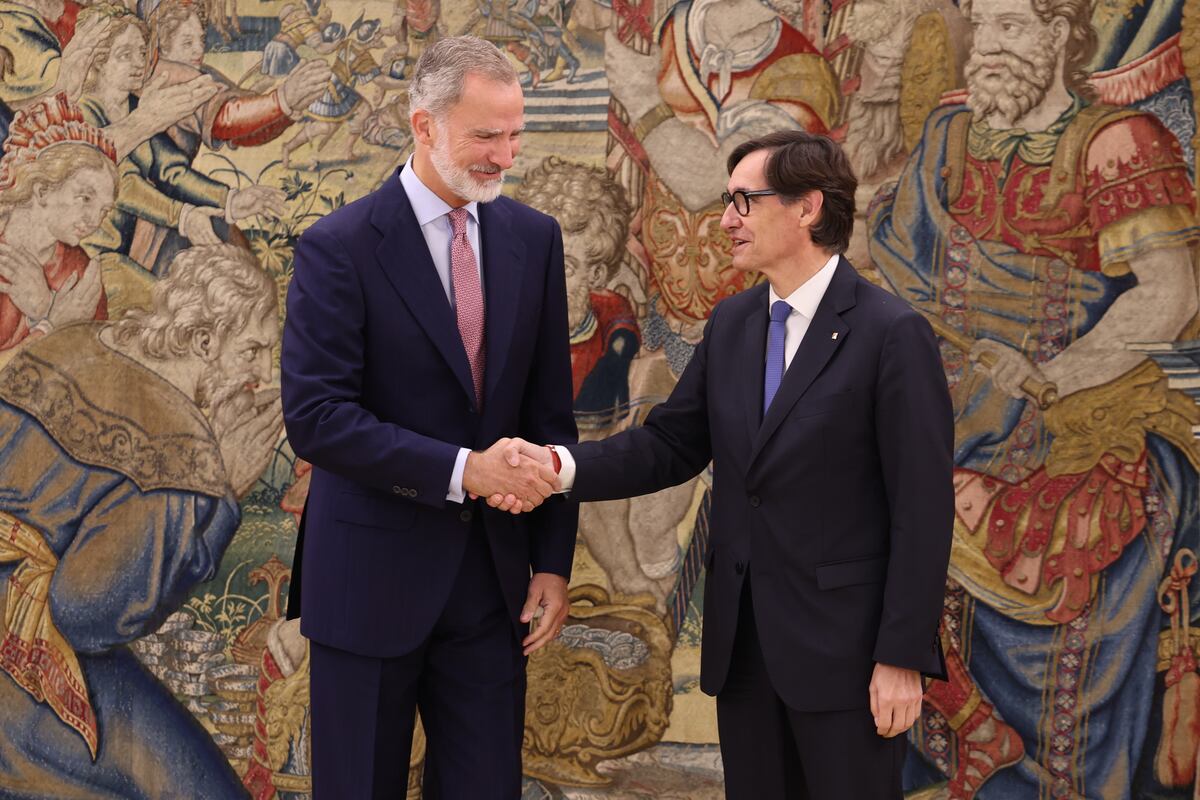 El Rey recibe a Illa en La Zarzuela, primera audiencia con un ...