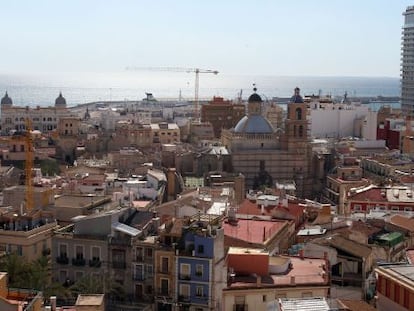 Una vista de la ciutat d'Alacant.