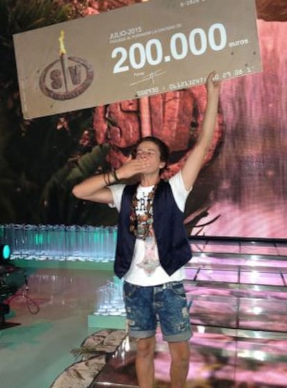 Christopher Mateo, ganador de 'Supervivientes'.