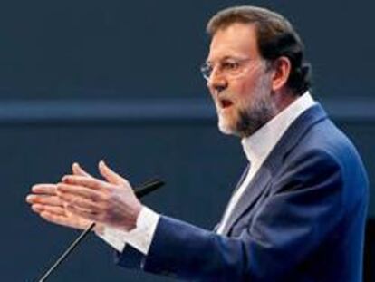 El líder del PP, Mariano Rajoy