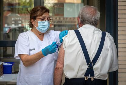 Campaña de vacunación de la gripe en la Comunidad Valenciana, el pasado mes de octubre.
