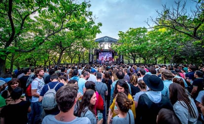 Ambiente en el festival Tomavistas de Madrid.