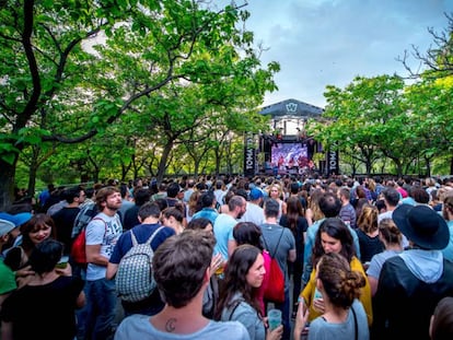 Ambiente en la edición de 2019 del festival Tomavistas de Madrid.