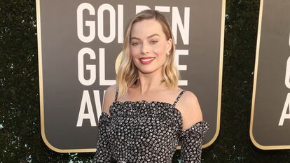 HANDOUT - 28 February 2021, US, Beverly Hills: Actress Margot Robbie poses for a picture as she arrives to attend the 2021 Golden Globe Awards at the Beverly Hilton Hotel. The 78th Globe trophies will be held largely virtually due to the coronavirus pandemic. Photo: Todd Williamson/NBC/ZUMA Wire/dpa - ATTENTION: editorial use only in connection with the latest coverage and only if the credit mentioned above is referenced in full
Todd Williamson/NBC/ZUMA Wire/dp / DPA
28/02/2021 ONLY FOR USE IN SPAIN