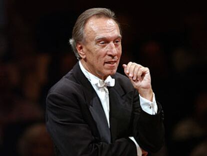 Claudio Abbado, en un concierto de gala del  Festival de Lucerna.