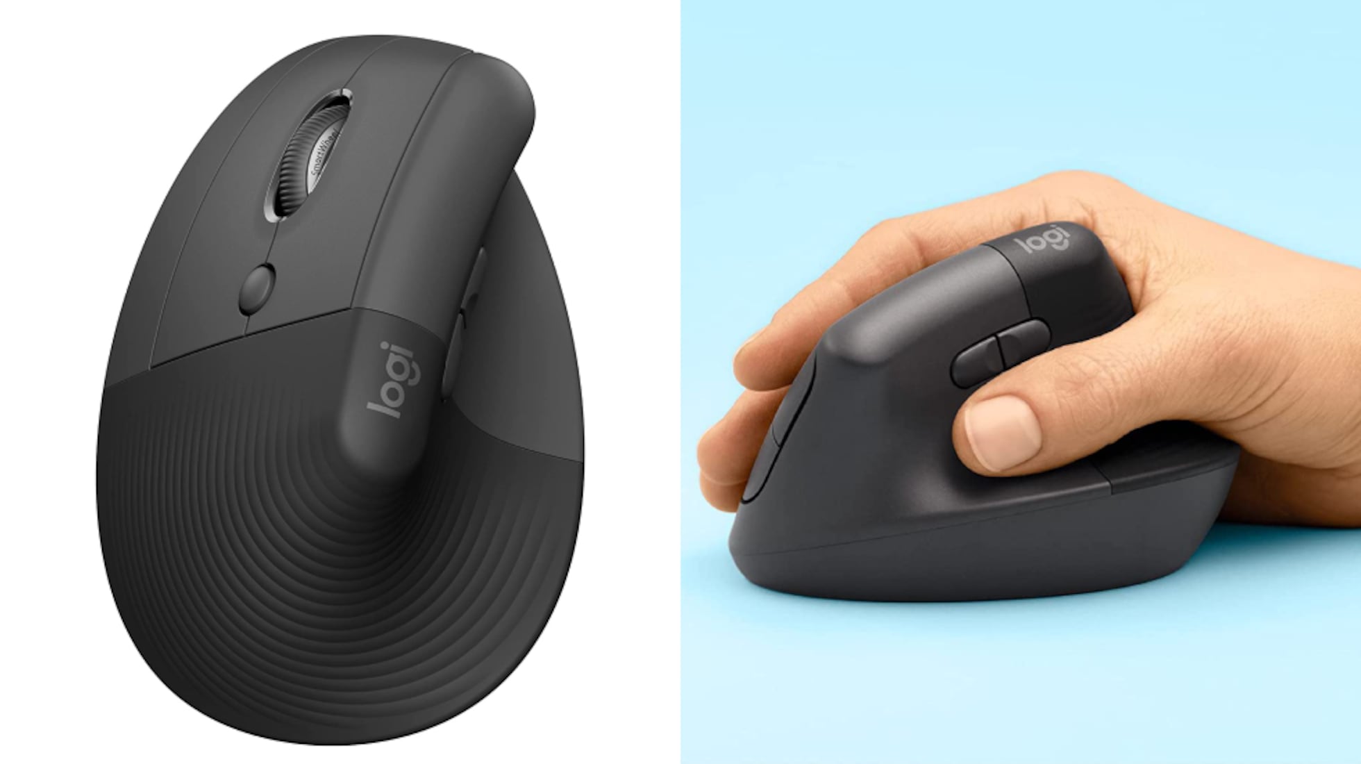 Ratón Ergonómico Inalámbrico 2.4G Ratones Verticales ópticos Recargables Con