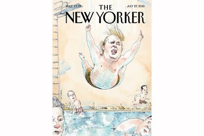 Portada del 27 de Julio del año 2015, titulada: 'Belly Flop'