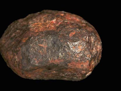 El meteorito de Wedderburn (Australia), en el que se ha encontrado el nuevo mineral.