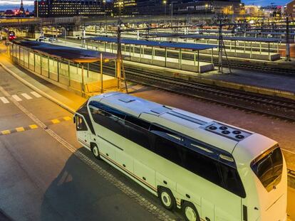 A bordo del autobús del futuro