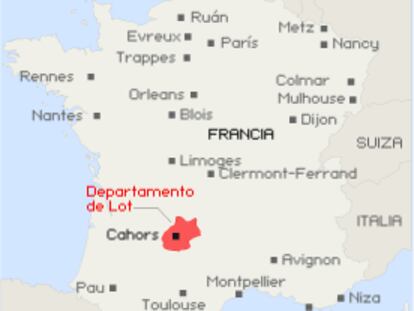Departamento de Lot, sur de Francia