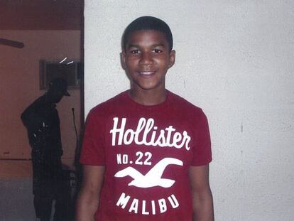 Trayvon Martin en una imagen proporcionada por la familia. 