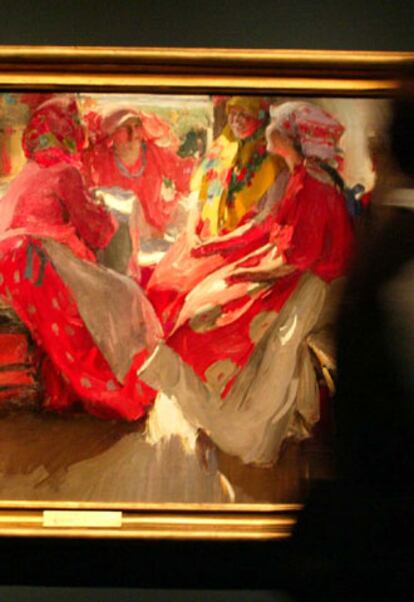 &#39;De visita&#39;, de Abram Arkhipov.