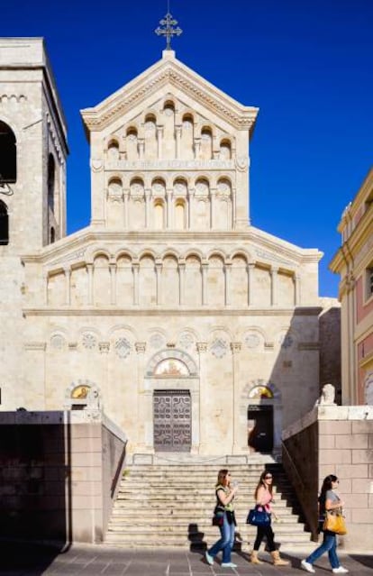 La catedral de Santa María de Cagliari (Cerdeña).