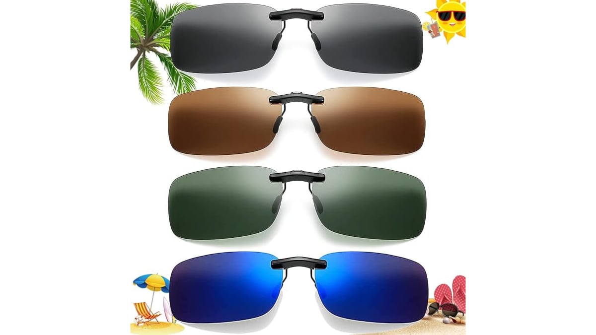 Gafas de sol con clip.
