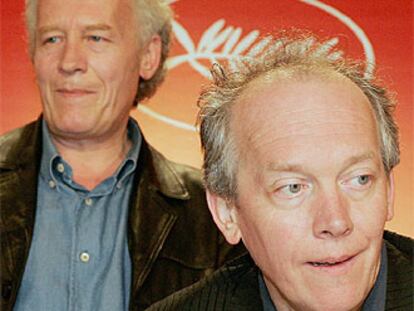 Los hermanos belgas Jean-Pierre y Luc Dardenne, ganadores de la Palma de Oro en 1999, presentan <i>L'Enfant</i>.