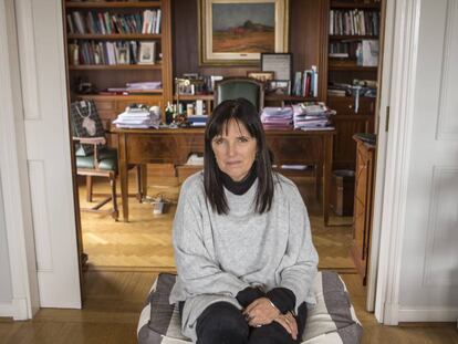 Claudia Pi&ntilde;eiro en su casa de Buenos Aires, donde recibi&oacute; a EL PA&Iacute;S.