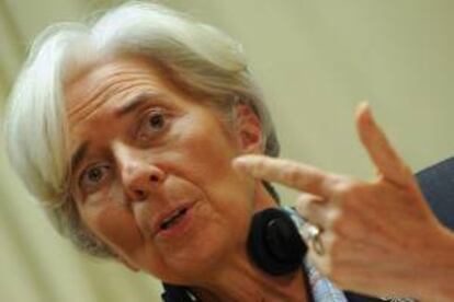 En la imagen, la directora gerente del Fondo Monetario Internacional (FMI), Christine Lagarde. EFE/Archivo