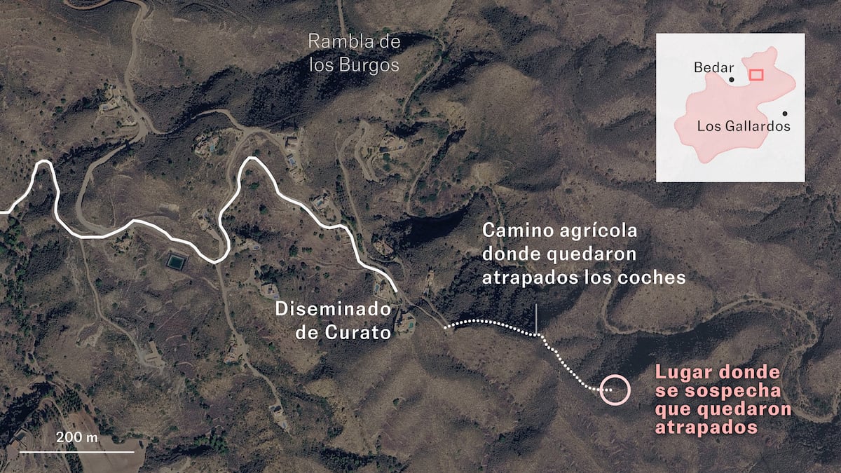 ¿Dónde se han producido las muertes? Mapas del fatal incendio en Almería