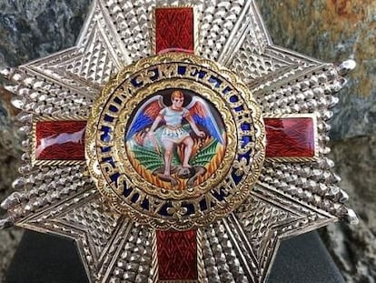 Medalla de la Orden de San Miguel y San Jorge.