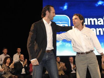 Aznar pide que las urnas sancionen "a los que han fundido España"