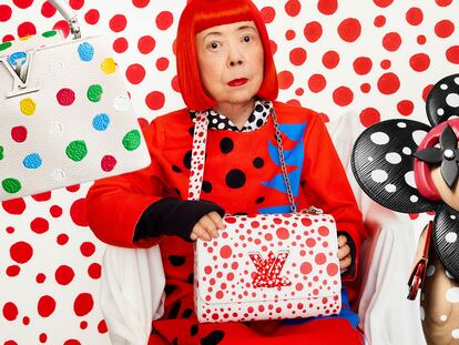 Los mundos infinitos de Yayoi Kusama se plasman en los nuevos bolsos de Louis Vuitton