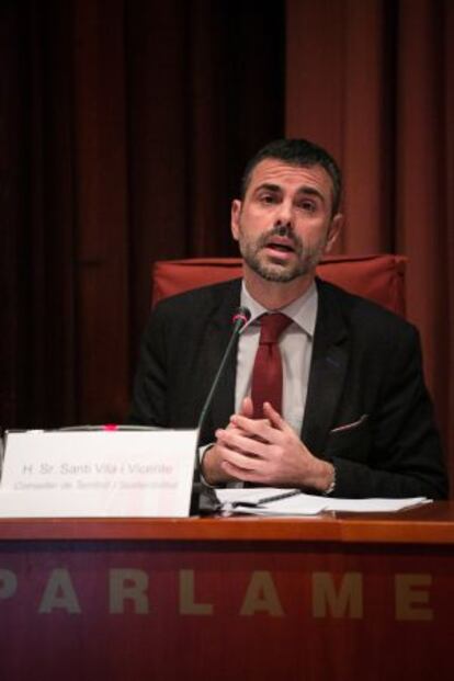 Santi Vila, conseller de Territori.