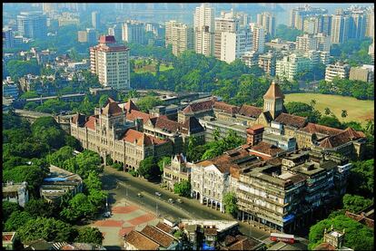 Conjunto arquitetônico victoriano e 'art decó' de Mumbai (Índia).