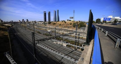 Parte de la zona norte de Madrid afectada por la paralizada Operación Chamartín.