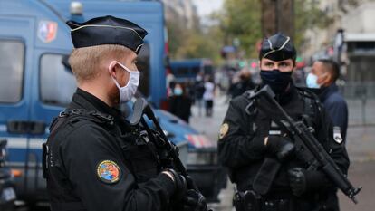 Agentes de seguridad de Francia, en una imagen de archivo.