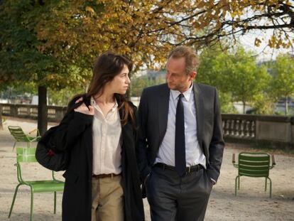 Charlotte Gainsbourg y Beno&icirc;t Poelvoorde, en &#039;3 corazones&#039;.