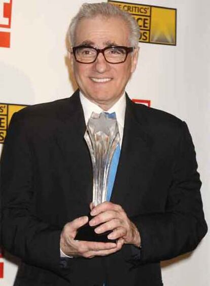Martin Scorsese con su galardón