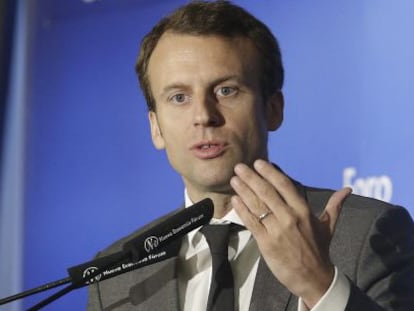 El ministro de Economía DE Francia, Emmanuel Macron.