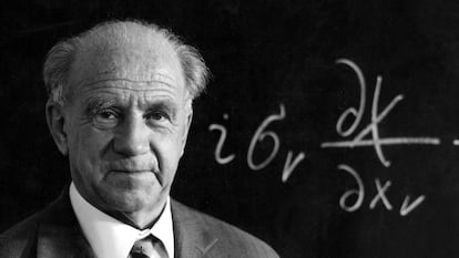 El físico alemán Werner Heisenberg a finales de los años sesenta.