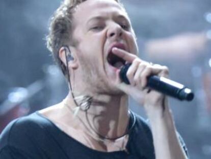 Dan Reynolds, vocalista de Imagine Dragons, en noviembre.