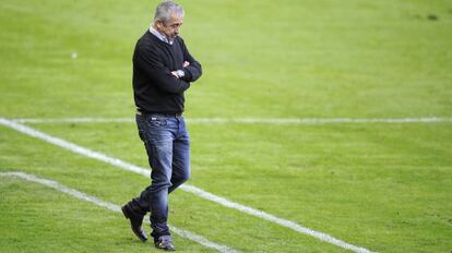 Manuel Preciado, durante un partido