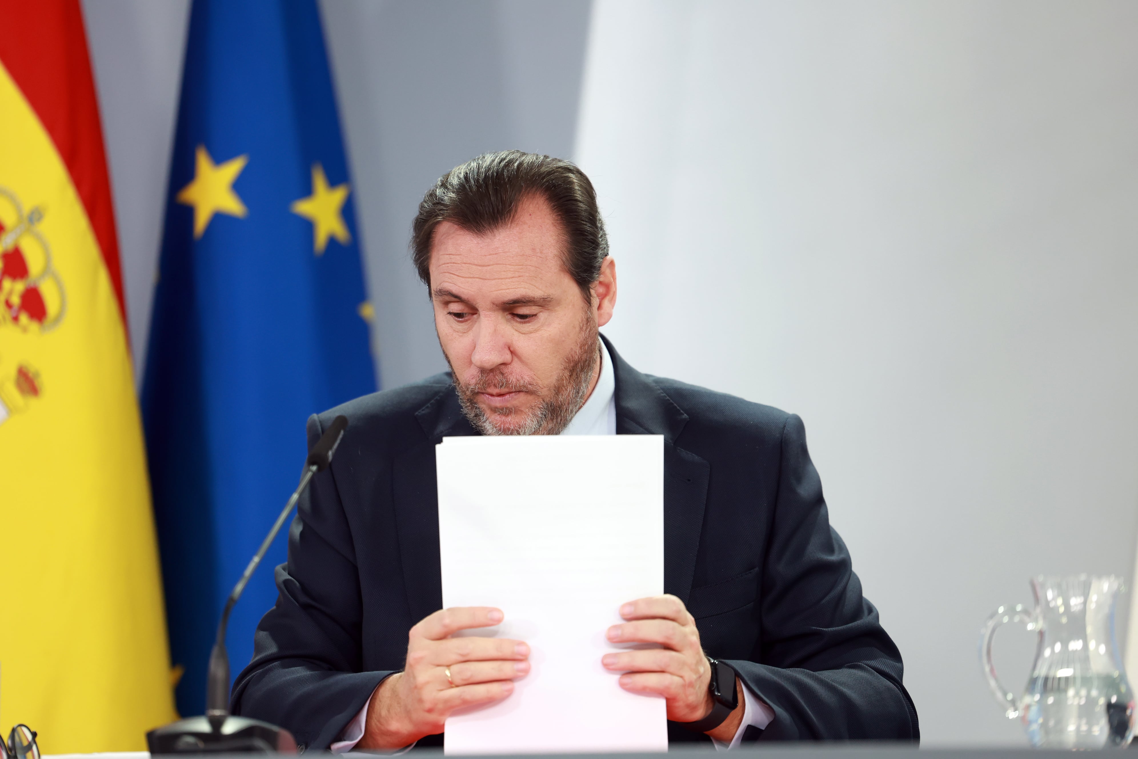 El ministro de Transportes y Movilidad Sostenible Óscar Puente. 