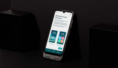 Móvil SPC ZEUS 2 PRO con la pantalla encendida