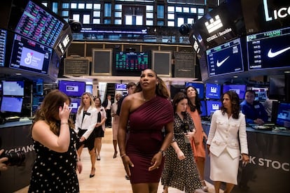 Serena, esta semana durante una visita a la Bolsa de Nueva York.
